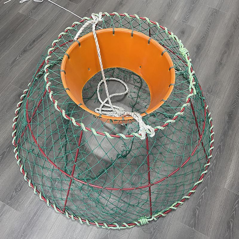 Ловушка для камчатского краба из HDPE со стальной рамой с пластиковым покрытием